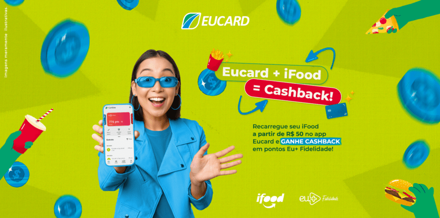 Eucard lança campanha de Cashback em parceria com Ifood